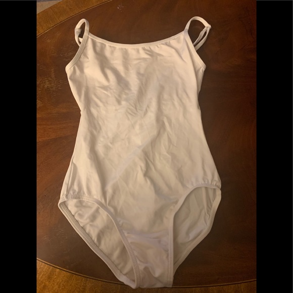 Motionwear Other - Motionwear White Camisole Leotard